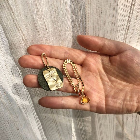 New Picasso Earrings Face Earrings 14K Gold Face Earrings Abstract Earrings - Picture 5 of 7